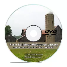 Farm Buildings, Barns, Cottage, Cabin, Poultry, Windmill, Silo, Dairy CD DVD V76