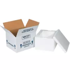 MyBoxSupply 12 x 10 x 7" Insulated Shipping Kit, 1 Per Case