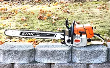 STIHL 044 10MM SLANT FIN "PORTED" 28 "LIGHT BAR" EGAN STRAIGHT SHOT DOGS 165PSI