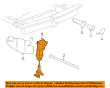 GM OEM Spare Tire Carrier-Rear-Spare Carrier 22968178 (For: More than one vehicle)