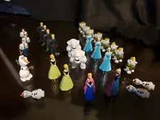 Disney Frozen Zaini Surprise Egg Elsa, Anna, olaf figure Lot 28pcs. 1.5" tall