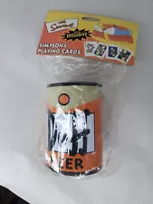 The Simpsons Duff Beer Can with Playing Cards Vintage SEALED NEW 2001 Fox