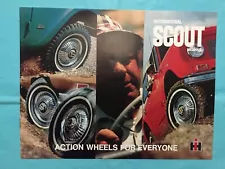 1967 INTERNATIONAL "SCOUT" Truck Car Dealer Sale Brochure