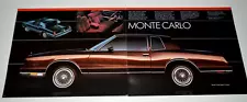 ★★1983 CHEVY MONTE CARLO SPORT ORIGINAL DEALER SALES BINDER INSERT PRINT AD-83 (For: 2000 Monte Carlo SS)