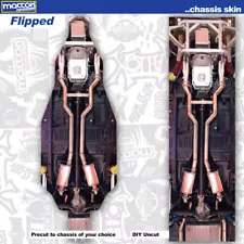 RC Car Chassis Skin-Choice of Thickness: (1) 18 mil Outdoor OR (1) 10 mil Indoor