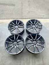 19x8.5 +42 Rohana RFX2 Wheel Rim Rotary Forged 5x112 BLACK (READ DESCRIPTION )