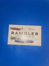 1960 Rambler Station Wagon Ambassador American Sales brochure 10x6 MR