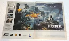 Mercenaries: Playground of Destruction PS2 Xbox 2005 Print Ad Official