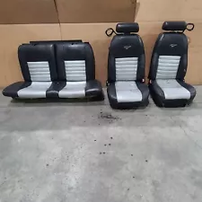 99-04 Mustang Gt Seats Front Rear Set Coupe Damage Aa7176