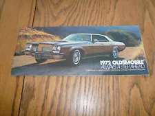 1972 Oldsmobile Toronado 98 Delta 88 Cutlass Station Wagons Sales Brochure