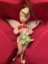 2011 Lenox TINKERBELL Ornament WAITING FOR HER CHRISTMAS KISS