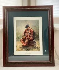 Robert Griffing "Long Way From Home" Lithograph Signed and Framed (14.5"x 17.5")