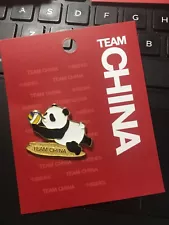 TEAM CHINA SPORT OLYMPIC PANDA BEACH VOLLEYBALL PIN LE2023