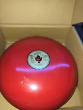 H.C.-1120 Fire Alarm Bell 10' Red AC-120V