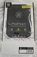 Lifepod 2.0 VLP20-BLK Covert Black Hard Case Lock Safe Gun Key TSA HK Glock Sig