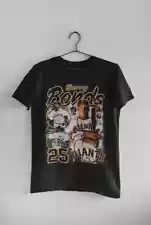 Sale!!_ Barry Bonds Black Unisex Retro Vintage Unisex T-Shirt S-3Xl