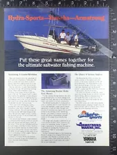 1986 ADVERTISEMENT for Hydra-Sports 16 - 25 2500 fishing boat