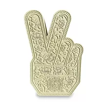 Shepard Fairey "Peace Fingers" Collectible Sculpture. Iconic Obey image.