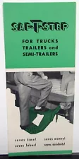 New Listing1947 Saf-T-Step For Trucks Trailers Semi-Trailer Accessory Sales Brochure Folder