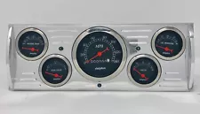 1941 1942 1943 1944 1945 1946 Chevy Truck 5 Gauge Dash Cluster Black