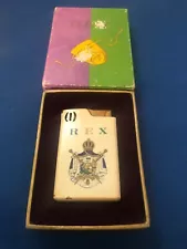 REX MUSICAL LIGHTER NEW ORLEANS MARDI GRAS KREWE FAVOR UNTESTED In Box RARE