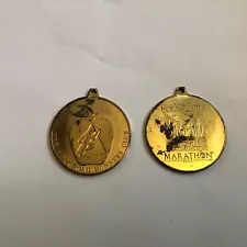 1989 New York City Marathon Finishers Medal NYRRC Lot Of 2