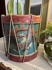 Civil War Snare Drum 9th Infantry American Eagle Reproduction 4th Of July USA