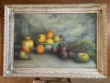 Painting Oil on Canvas Framed Armenian Artist Salpi Mavian 1971