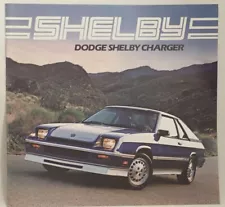 1983 83 Dodge Shelby Charger original sales brochure