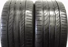 245 55 R 19 103H Continental Sport Contact 5 5mm+ M158 x2 PART WORN TYRE 2455519