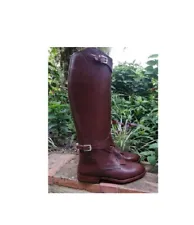 Handmade English Dressage Custom Boots Tall boots for riding handmade genuine