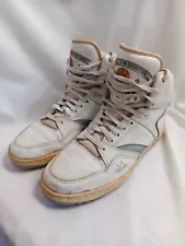 Vtg 80s 90s LA Gear Sneakers Basketball White Gray Mens 10.5 Style 4041