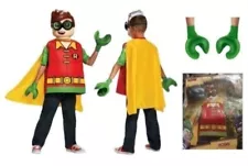 Lego Robin Costume Batman Movie Classic Kids Boys Medium 7 8 Halloween Dress Up