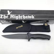 1994 NOS Buck hunting knife 650 NIGHTHAWK W/ Sheath MINT IN BOX Cat. 2206