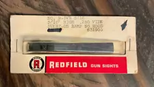 Vintage Redfield Gun Sight 5/16" High, .250" Wide Sweat On Ramp No Hood 631900