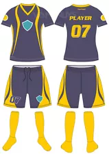 12 Custom Made Soccer Uniforms / Sublimated Jersey & Shorts All Sizes $28/Set-