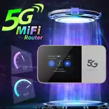 5G MiFi Wireless Portable Broadband Router Travel Wi-Fi Mobile Hotspot 5G Modem