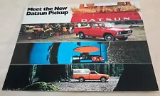 1972 Datsun Pickup Truck ORIGINAL LARGE DEALER SALES FACTORY Postcard NOS Nissan