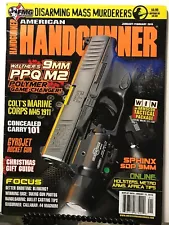 American Handgunner Walther PPQ 9mm Colt M45 Jan Feb 2015 FREE SHIPPING JB