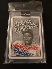 Topps Project 2020 #79 Jackie Robinson/Mr Cartoon Artist Auto Red /47