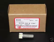 5/16-18x 7/8 BSW BRITISH WHITWORTH ALLEN BOLTS SCREWS