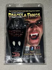 NEW Custom Designer Dracula Fangs Alpha One Thermoplastic Vampire Teeth MEDIUM