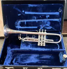 Vintage King Silver FLAIR Trumpet 1055T Professional Player Horn