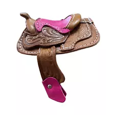 AJ Tack 2" Decorative Western Saddle