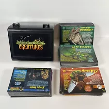 Weird N Wild Creatures Storage Box With Cards & Trading Cards 200+ Large Cards