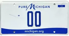 *99 CENT SALE* Pure Michigan Vanity License Plate #00 No Reserve