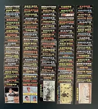 1971 Topps baseball 100 card lot, low grade, no duplicates