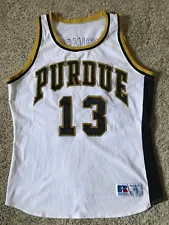 Russell Athletic Authentic VTG Glenn Robinson Purdue Jersey Mens Sz 48 #13 Sewn