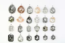 Natural Salt and Pepper Loose Diamond for Engagement Rings | Unique for Ring