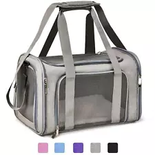 Cat, Dog Carrier for Small Medium Cats Puppies up to 15 Lbs, TSA Airline Appr...